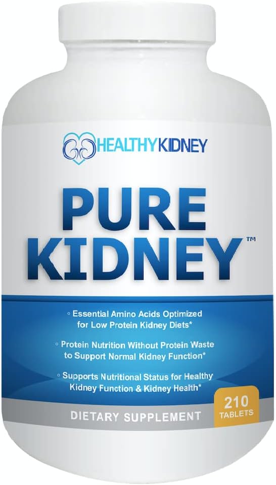 Pure Kidney Health Supplement and Renal Diet Cookbook for Rejuvenation