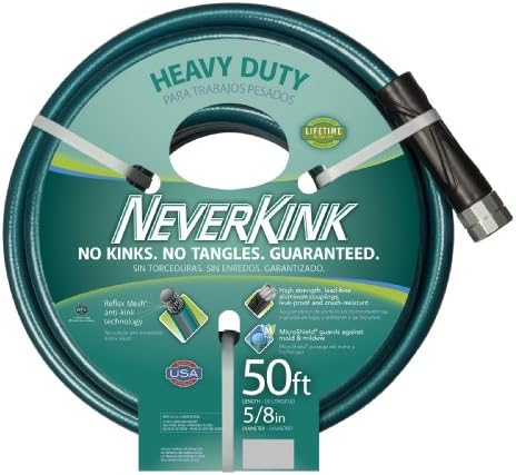 Teknor Apex 100519499 NeverKink 8615-50, Heavy Duty Garden Hose, 5/8-Inch by 50-Feet