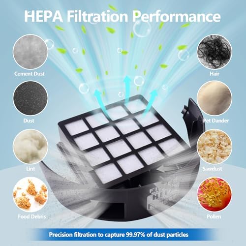 Gudotra 2 Pack Replacement Filter Kits for Hoover WindTunnel 3 Pro Pet Upright Vacuum Comaptible with Part 303903001 305687002