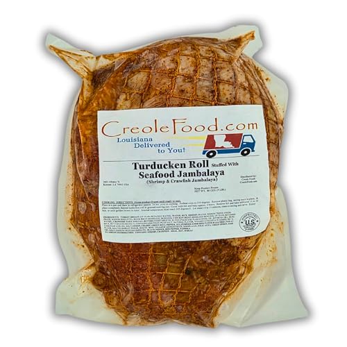 Creole Food Turducken (Seafood Jambalaya Stuffing