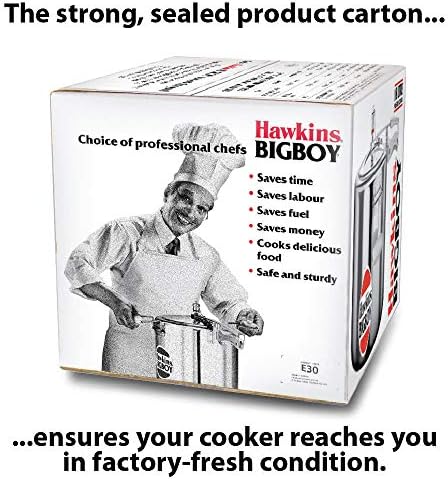 Hawkins Bigboy Aluminum Pressure Cooker, 14 Litres