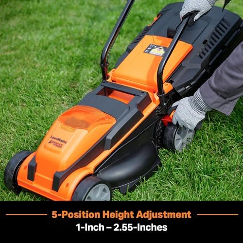 LawnMaster MEB1216K Electric Lawn Mower 16-Inch 12AMP