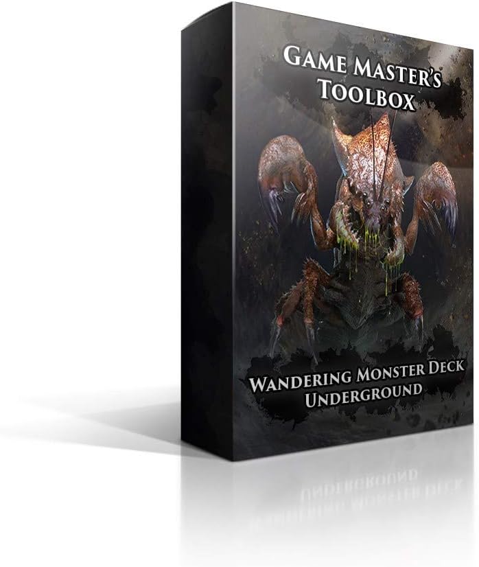 Dungeons and Dragons 5th Edition Deck of Cards – Wandering Monsters Deck: Underground by Nord Games – 52 Cards - Games for Adults and Kids –