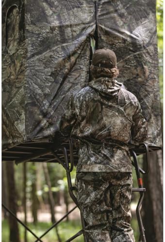 Guide Gear 6 Foot Tripod Hunting Tower Blind, 2-Man Stand Elevated, Hunting Gear Equipment Accessories, 4 by 4