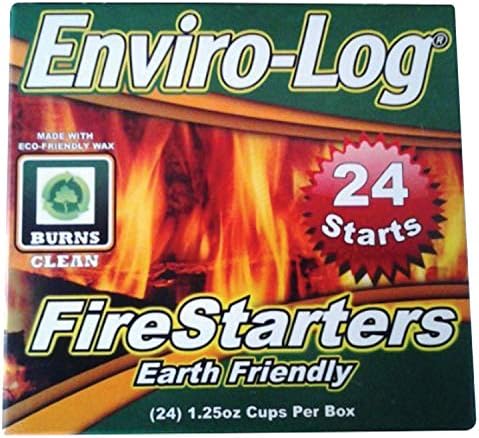10008 Sales Enviro Log Fire Starter - 24 Count, Brown