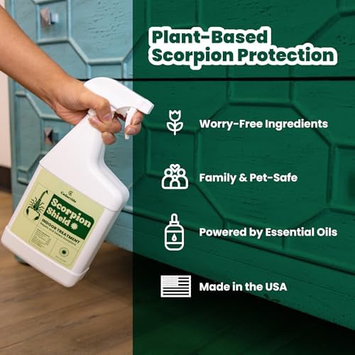 Cedarcide Scorpion Shield (Gallon) Indoor Cedar Oil Pest Control Spray - Kills & Repels Scorpions and Other Pests Guaranteed - Pet Safe