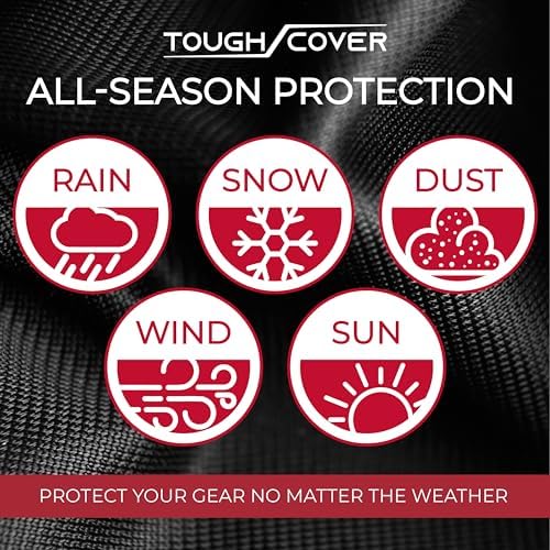 Lawn Mower Cover - 94 x 19.5 x 13.5 in, Black, 600D Oxford - Waterproof Heavy-Duty Push Mower Cover - Universal Fit for Zero Turn & Riding Tractors - Tear-Resistant Outdoor Shield
