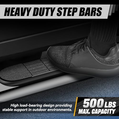 Auto Dynasty Running Board for 1999-2019 Silverado 1500-3500HD Extended Cab | 3" Stainless Steel Step Bars Fits For 99-19 Silverado Sierra 1500