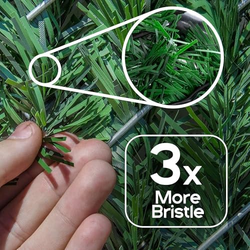 Privacy Fence Screen 4'x10' Hedge Slats for Chain Link, Heavy Duty | Privacy Artificial Grass Garden Fence for Outdoor Wall, Balcony, Patio,Yard, and For Dog Pet Hedge Slat | Heavy Duty