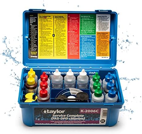 Taylor Service Complete Pool Water Test Kit K-2006C