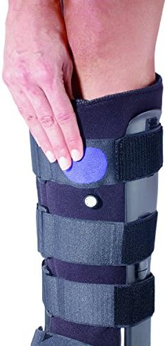 OTC Walker Boot Delux Short Low Top Leg Cast, Black, X-Small