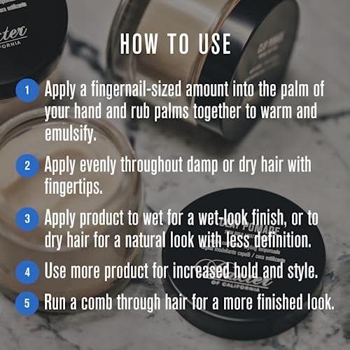 Baxter of California Clay Pomade , Strong Hold, Matte, 2 oz