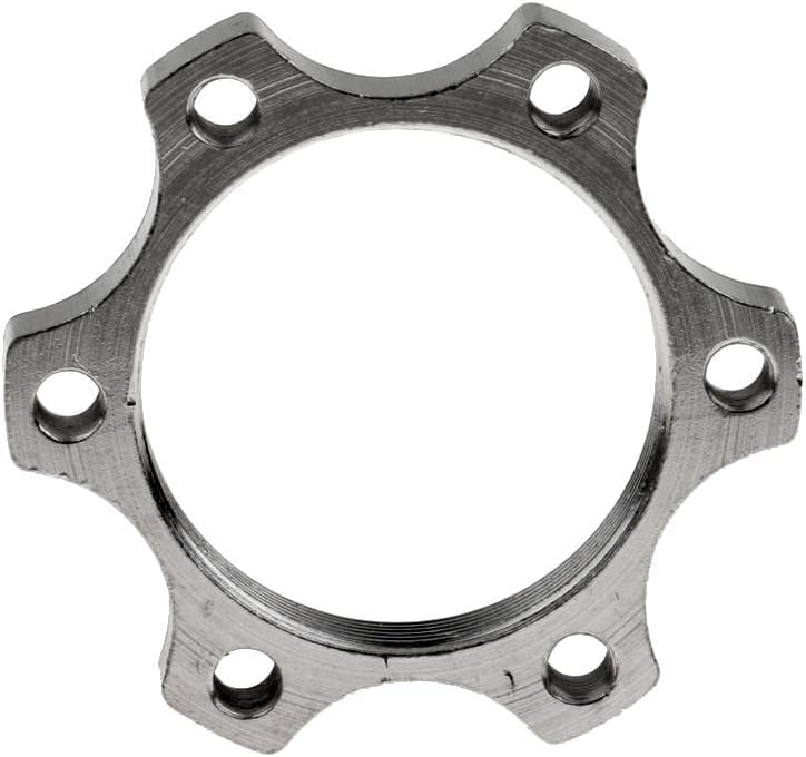 Yiju 34MM Bike Freewheel Threaded Hub Disk Disc Brake Rotor Adapter 6Bolt