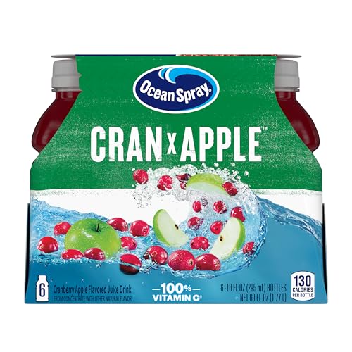 Ocean Spray Cran-Apple Juice Drink, 10 Ounce Bottle (Pack of 6)