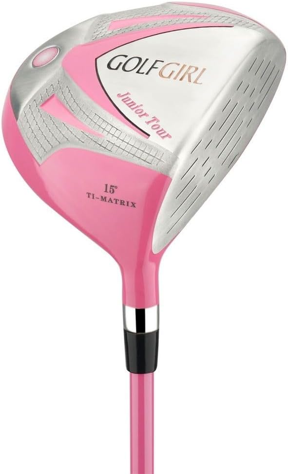 Golf Girl Junior Girls Golf Set V3 with Pink Clubs and Bag, Right Hand
