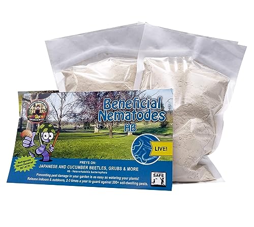 NaturesGoodGuys Beneficial Nematodes Heterohabditis bacteriophora HB (5 Million) - Pest Control