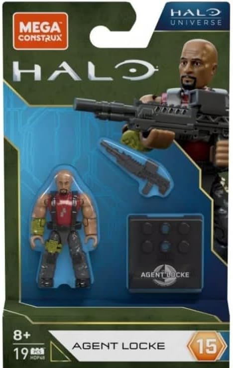 Mega Construx Halo Heroes Series 15 Complete Set of 5 Buildable Action Figures