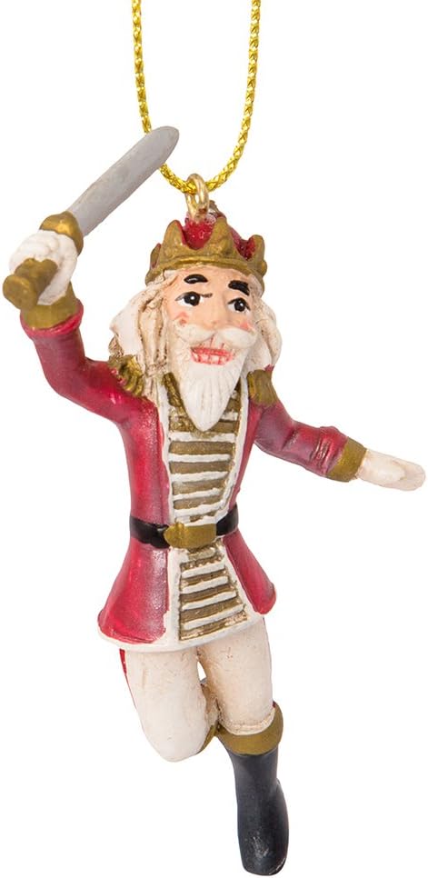 Kurt Adler W20229 2.75" Polyresin Nutcracker Suite Miniature Ornament Set, 8 Pieces