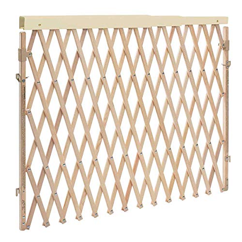 Evenflo Expansion Walk-Thru Room Divider Baby Gate (Natural Wood)