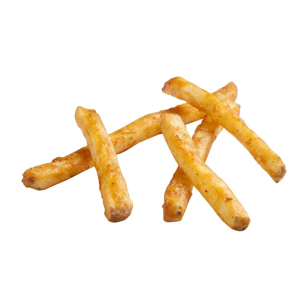 Simplot SeasonedCrisp Savory Batter Straight Cut French Fry, 5 Pound -- 6 per case.