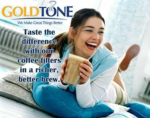 GoldTone Reusable Cup No.2 Cone Coffee Filter Permanent Coffee Plastic Filter- Size 4