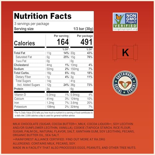 Chocolove Creamy Milk Chocolate Bars | 33% Cocoa | Crafted with Silky Premium Chocolate | Non-GMO, & Gluten-Free, 3.2 oz Bar (12 Pack)