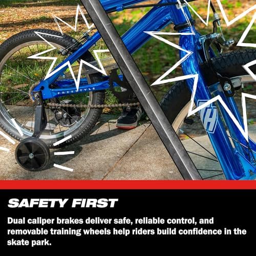 Dynacraft Tony Hawk 18-24 Inch Bike High-Performance & Durable, Perfect for Kids & Teens Learning BMX Tricks, Sturdy, Easy to Assemble, Ideal for Young Riders & Aspiring BMX Enthusiasts