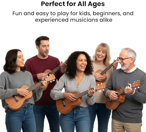 Kala KA-15C Satin Mahogany Concert Ukulele Bundle with Gig Bag, Tuner, Strap, Strings, Austin Bazaar Instructional DVD, and Polishing Cloth