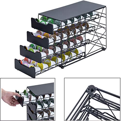 k cup Holders for Counter Small for Keurig k-cup Holder for mr Coffee for Tea (105 pods-5 tiers)
