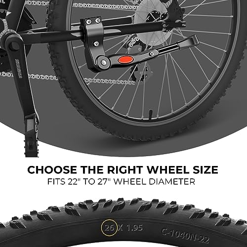 Flexzion Adjustable Bike Kickstand for 26 Inch Adult Mountain Bikes
