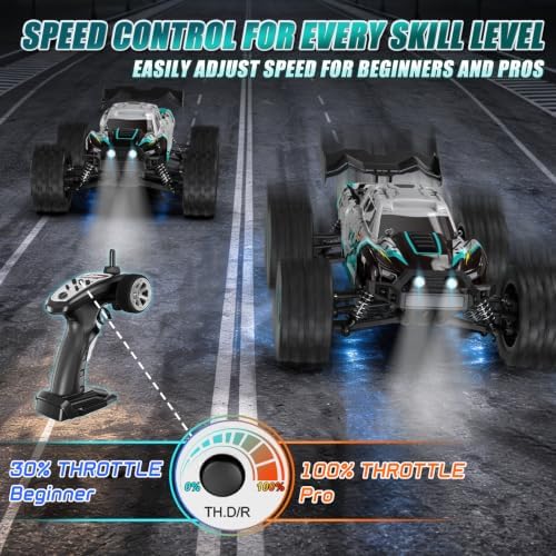1:14 RC Cars for Adults & Teens, 50 KM/H 4WD Offroad Remote Control Car, 60 Mins Runtime
