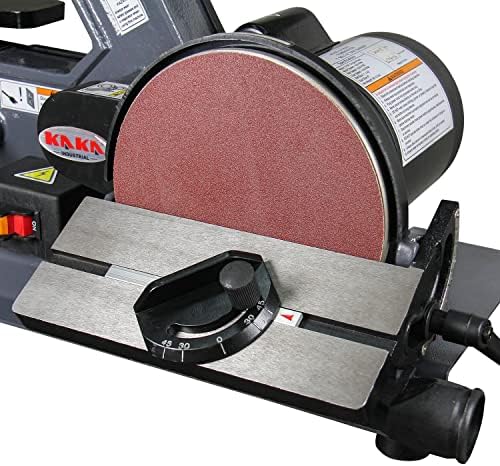4 x 24 Belt & Oscillating Spindle Sander, KAKA INDUSTRIAL WS-100D | 5 sanding sleeves included