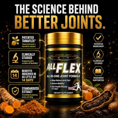 ALLMAX Advanced AllFlex Joint Support Capsules, 60 Count, 30 Servings