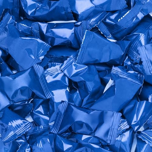 Candy Envy - Blue Wrapped Buttermints - 13 oz. Bag - 100 Individually Wrapped Candy Mints