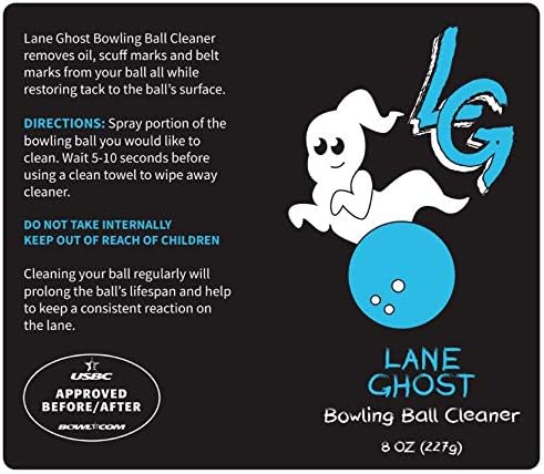 Lane Ghost Bowling Ball Cleaner Spray, USBC Approved