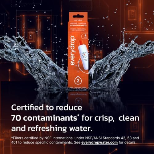 everydrop by Whirlpool Ice and Water Refrigerator Filter 2, EDR2RXD1, Single-Pack
