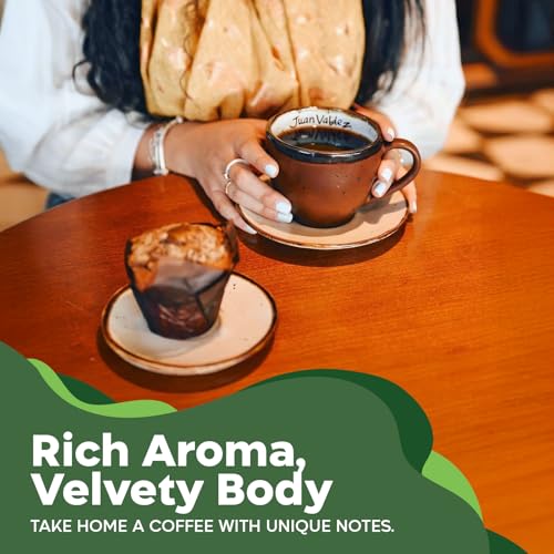 Juan Valdez Organic Whole Bean Coffee - Balanced Roast | 100% Colombian Arabica Beans | 100% Colombian Coffee - Balanced Profile with Moringa &