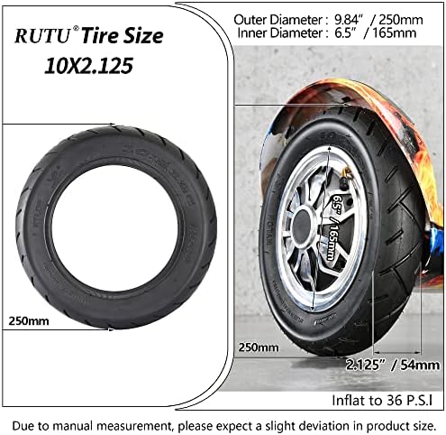 10x2 / 10x2.125 Tire, For 10 inch Tires with 6 inch Rims
