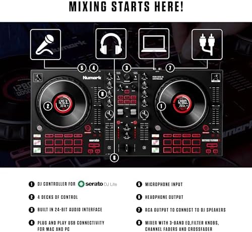 Numark Mixtrack Platinum FX DJ Controller