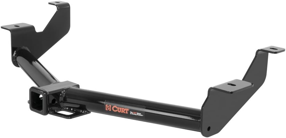 CURT Class 3 Trailer Hitch 2" Receiver with 4-Way Flat Output Custom Wiring Harness fits 2014-2023 Transit Connect | Resists Rust, Chipping