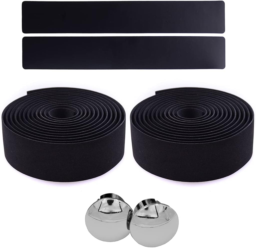 KINGOU EVA Road Bike Handlebar Tape Bicycle Bar Wraps - 2PCS Per Set