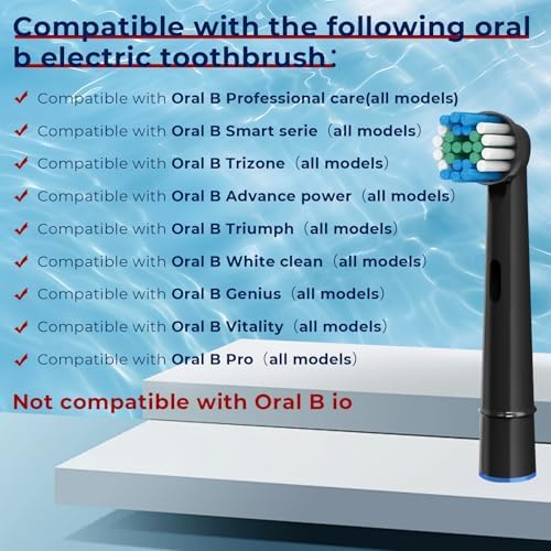 Electric Toothbrush Replacement Heads 16 Pack/Compatible Oral B Braun Replacement Brush Heads/Compatible Oral B Replacement Brush Heads