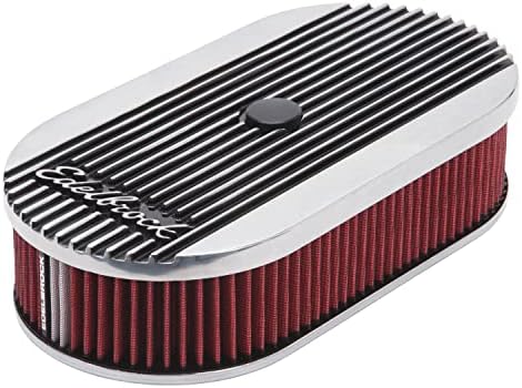 Edelbrock 4273 Elite Series Oval Air Cleaner for Single 4-Barrel Carburetor