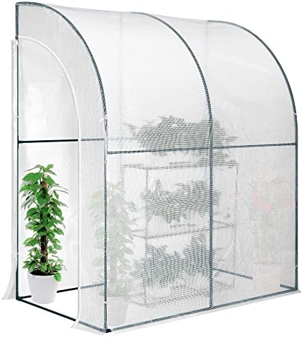 VIVOSUN Mini 4-Tier Greenhouse with Wheels