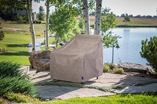 Modern Leisure Garrison Swivel Lounge Patio Chair Cover - Weather-Resistant Fabric - Outdoor Furniture Protection Perfect for Patio, Deck
