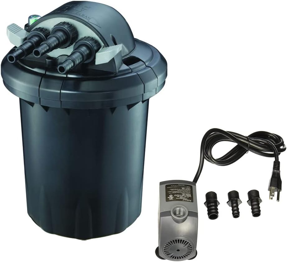 Jebao CF-10 Bio Pressure Pond Filter with Pump | 13W UV, 528GPH Pump, Up to 1000 Gallon