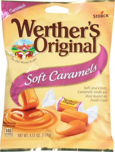 WERTHER'S ORIGINAL SOFT CARAMELS 4.51oz PACKAGE