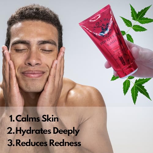 Beverly Hills Polo Club Classic Soothing After Shave for Men | Authentic Musk & Woody Scent | Calms & Refreshes Skin, Long-Lasting | 5oz Travel Size