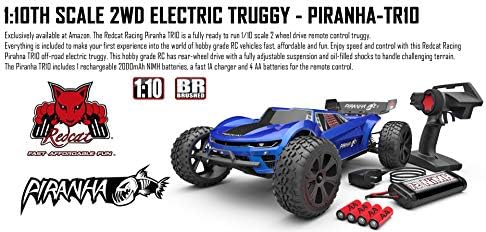 Redcat Racing Piranha-TR-10 Piranha Tr10 Truggy, Blue