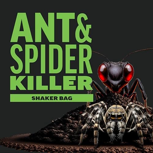 Amdro Kills Ants & Spiders Granules Shaker Bag 3lb | Kills up to 100 insects, covers 3,000 SQ, lasts 3 months, spider and ant killer for lawns